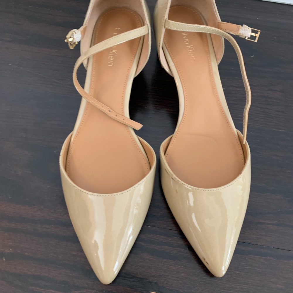 Green Calvin Klein heels